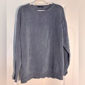 Women’s Brandy Melville One-Size Oversized Knit Sweater - “Worn-look” Navy
